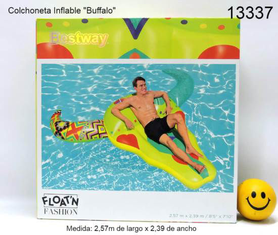 Imagen de COLCHONETA INFLABLE "BUFFALO" 257X239CM (SIN CAMBIO) 12.24